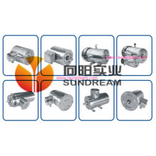 Moteur électrique asynchrone triphasé en acier inoxydable